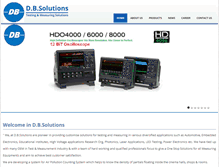 Tablet Screenshot of dbsolutions.in